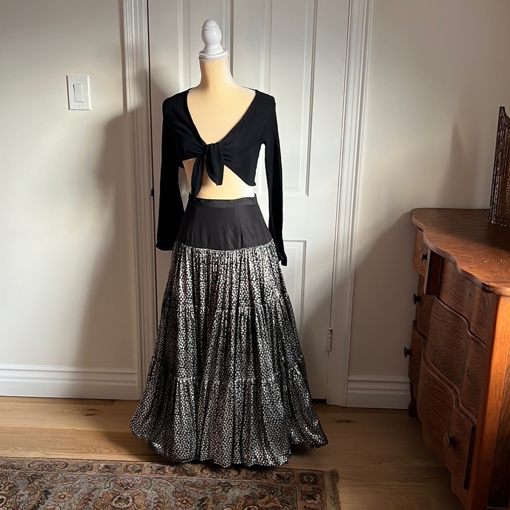 Flamenco or other dance practice skirt